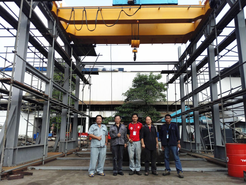 overhead crane installed in Thailand
