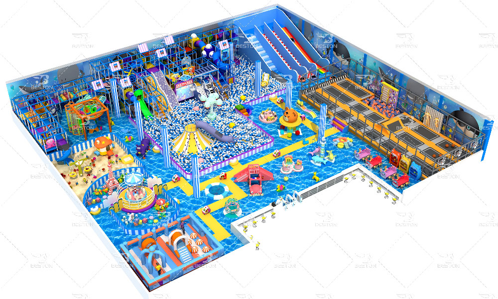 Indoor soft play area equipment 